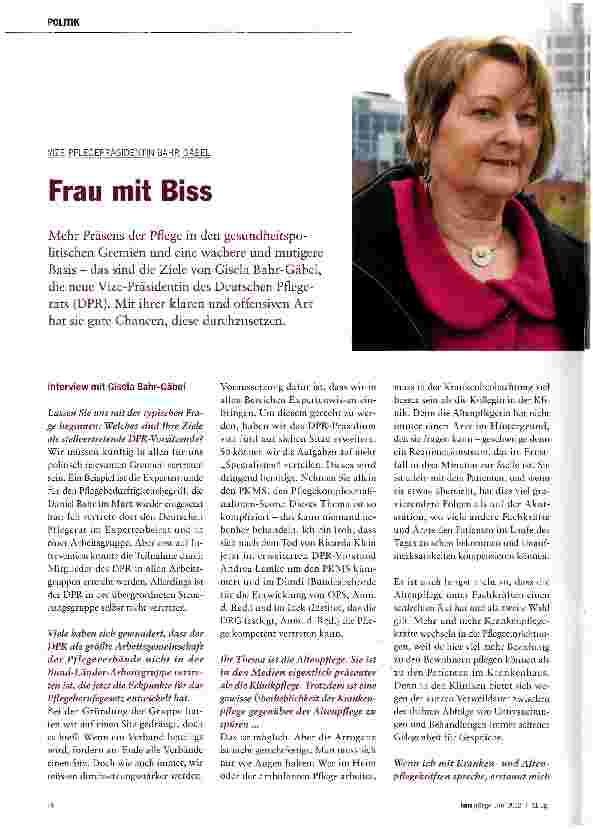 Vorschauseite 1: Frau mit Biss