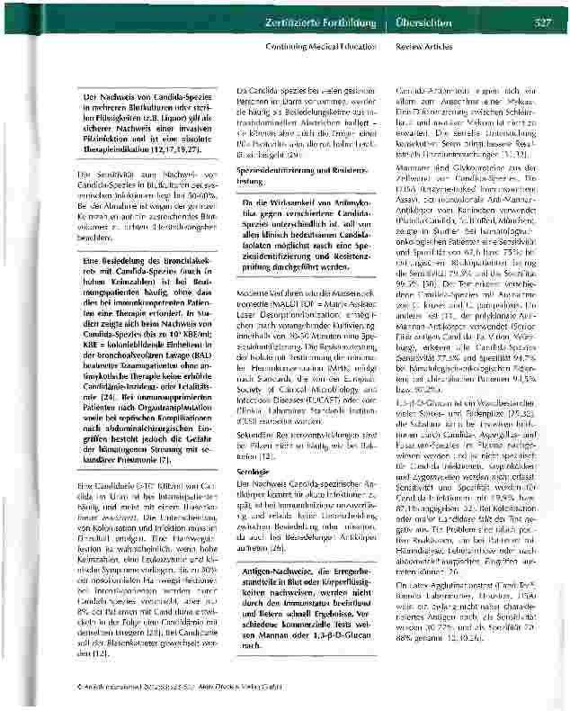 Vorschauseite 5: Invasive Pilzinfektionen bei kritisch kranken Patienten