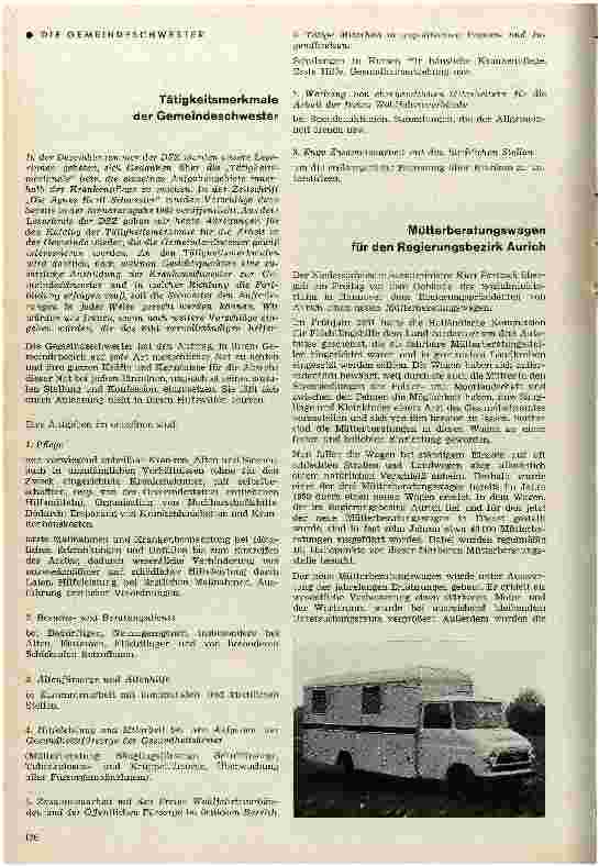 Vorschauseite 1: Tätigkeitsmerkmale der Gemeindeschwester