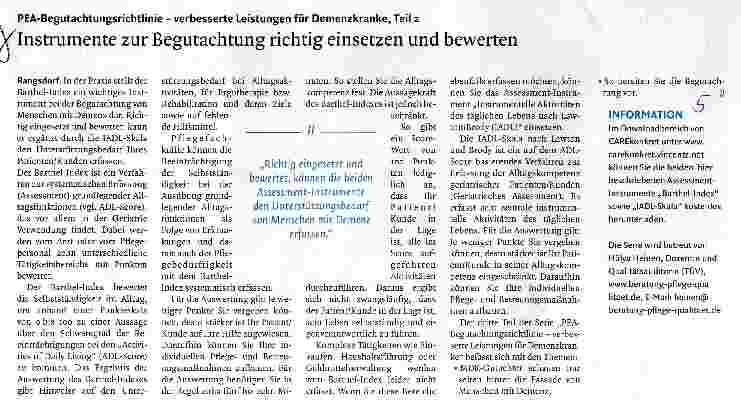 Vorschauseite 1: Instrumente zur Begutachtung richtig einsetzen und bewerten