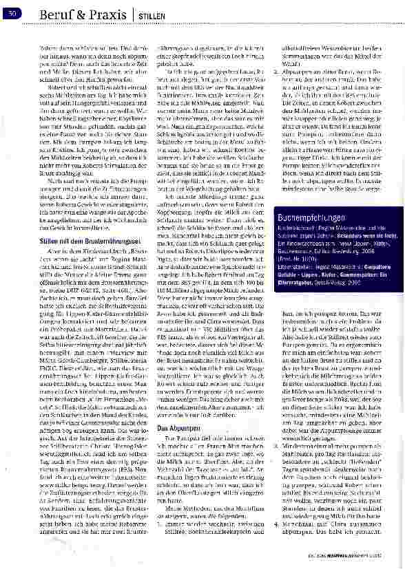 Vorschauseite 3: Stillen mit Lippen-Kiefer-Gaumenfehlbildung | Teil 2 Robert wird ein Stillkind