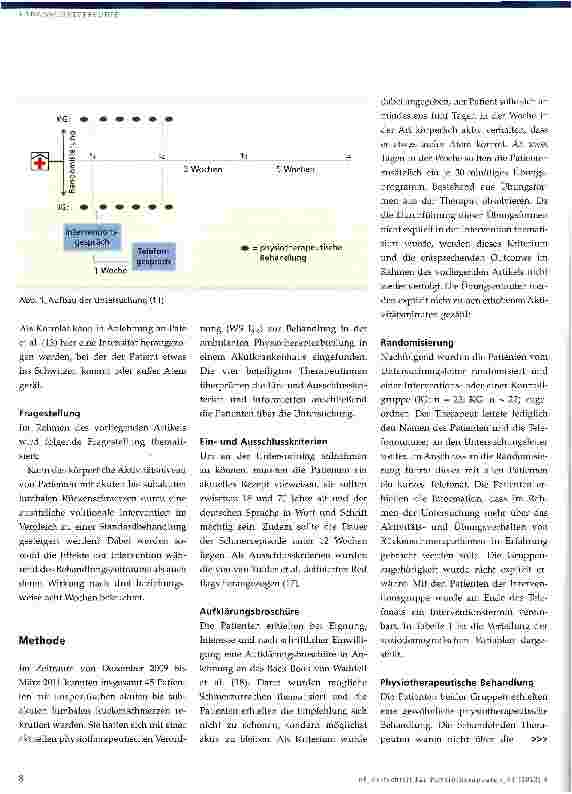 Vorschauseite 3: Änderung des Aktivitätsverhaltens im Rahmen von ambulanten physiotherapeutischen Behandlungen