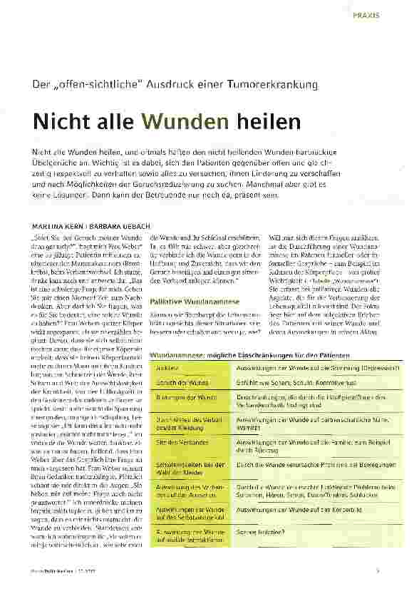 Vorschauseite 1: Nicht alle Wunden heilen