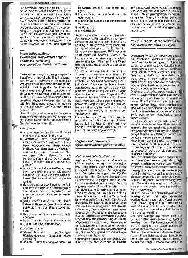 Vorschauseite 3: Maßnahmen zum Schutz des Patienten aus der Sicht des Krankenhaushygienikers