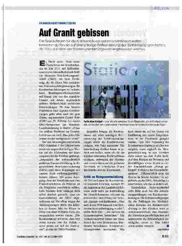 Vorschauseite 1: Auf Granit gebissen