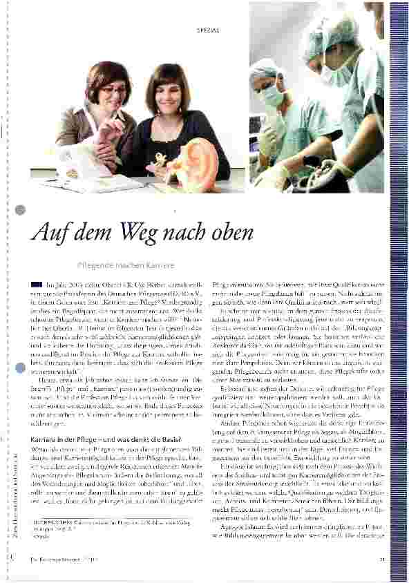Vorschauseite 1: Auf dem Weg nach oben