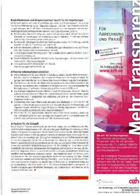 Vorschauseite 4: Gesundheit, Krankheit und Migration