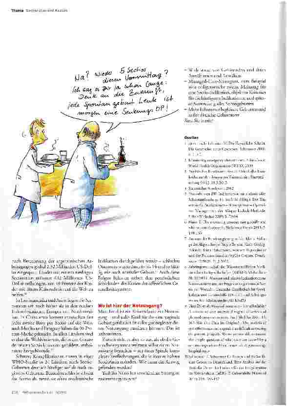 Vorschauseite 6: Kaiserschnitte - Kosten - Kassen