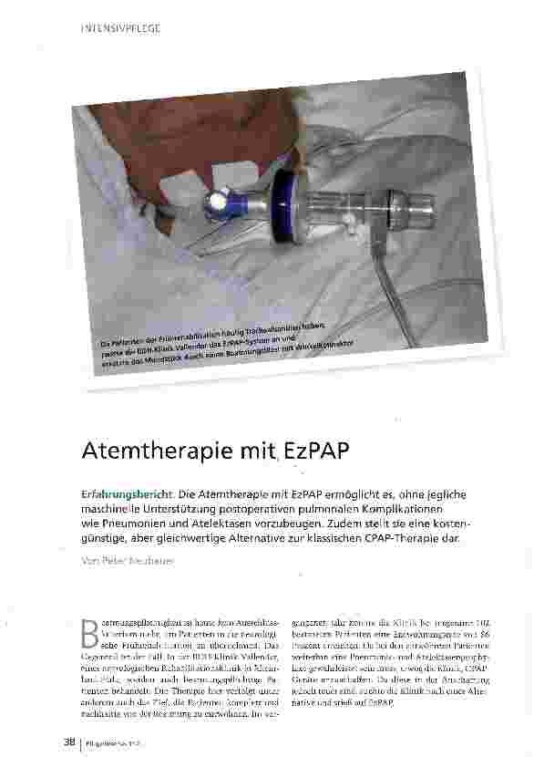 Vorschauseite 1: Atemtherapie mit EzPAP