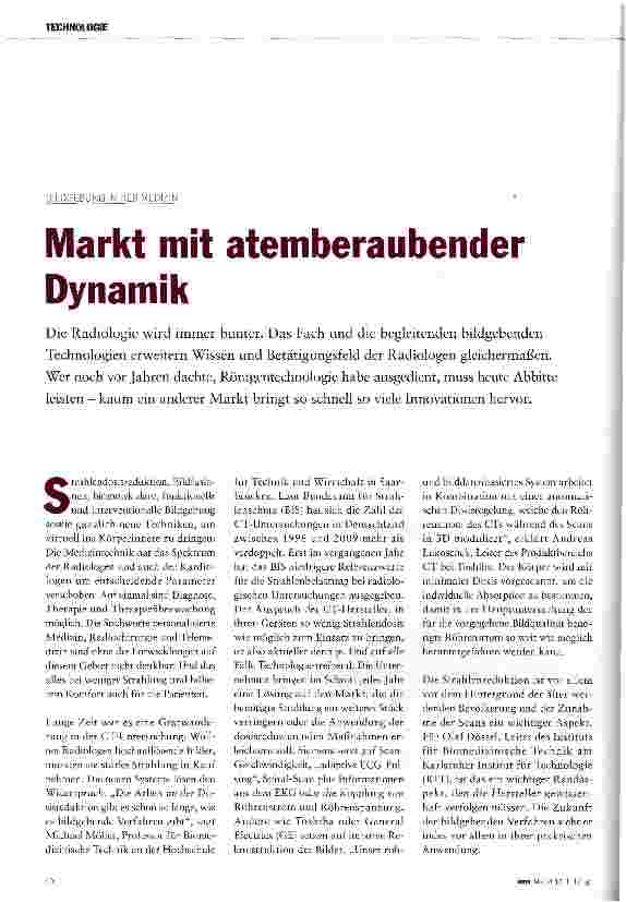 Vorschauseite 1: Markt mit atemberaubender Dynamik