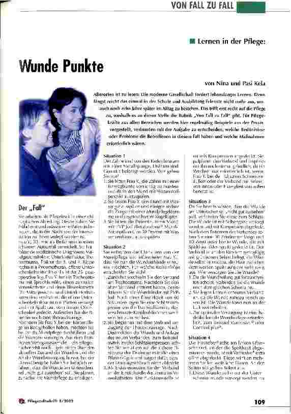 Vorschauseite 1: Wunde Punkte