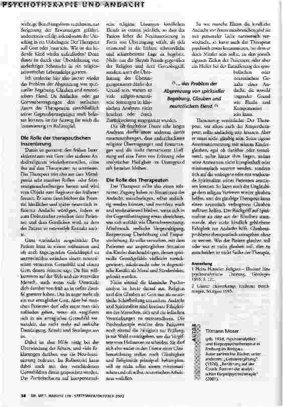 Vorschauseite 5: Von der Gottesvergiftung zum erträglichen Gott