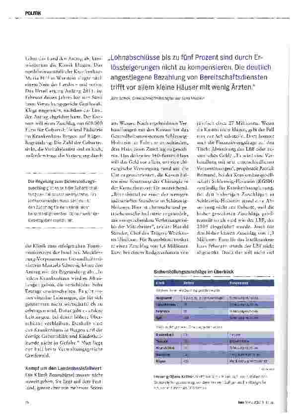 Vorschauseite 3: Begehrte Finanzspritze