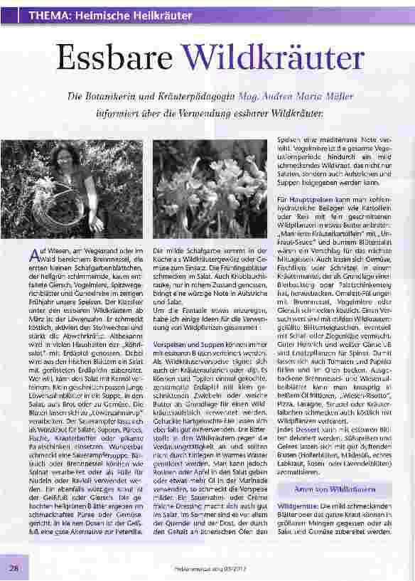 Vorschauseite 1: Essbare Wildkräuter