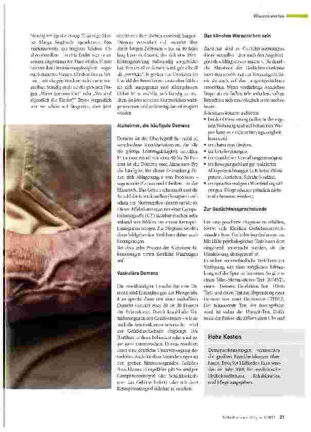 Vorschauseite 2: Nur noch Erinnerungen