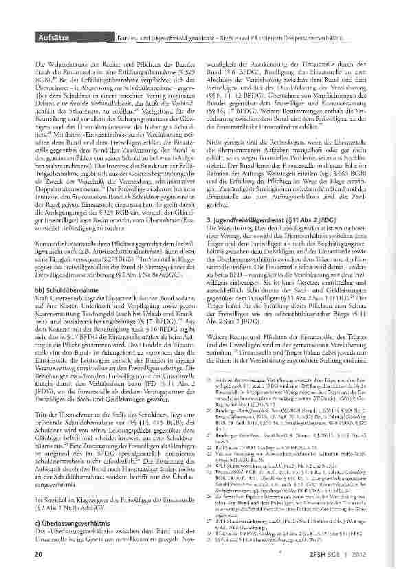 Vorschauseite 3: Bundesund Jugendfreiwilligendienst - Rechte und Pflichten im Dreipersonenverhältnis