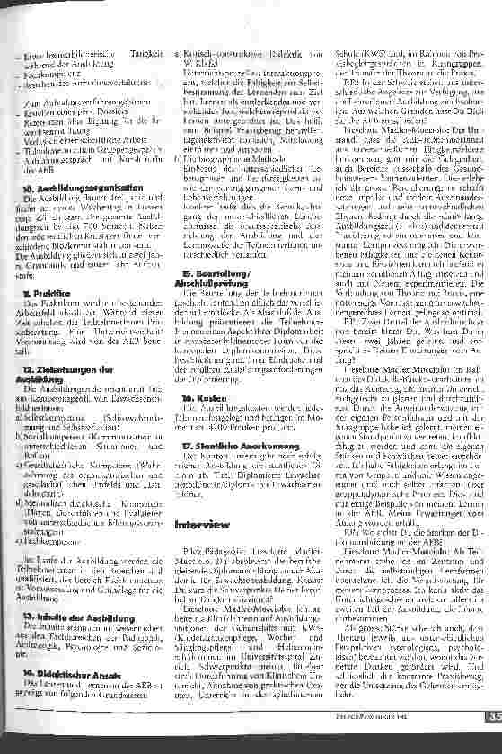 Vorschauseite 4: Universität Halle-Wittenberg/ Studiengang Medizinpädagogik; Akademie für Erwachsenenbildung, Luzern