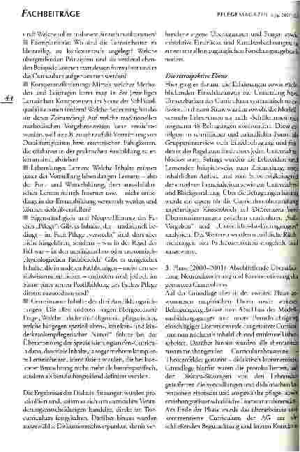 Vorschauseite 3: Gemeinsame Ausbildung Das evaluierte Curriculum - Teil 1
