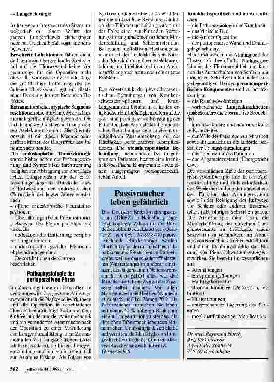 Vorschauseite 2: Grundsätze der Lungenchirurgie