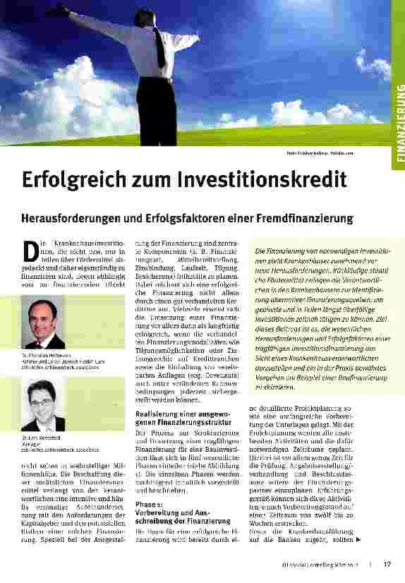 Vorschauseite 1: Erfolgreich zum Investitionskredit