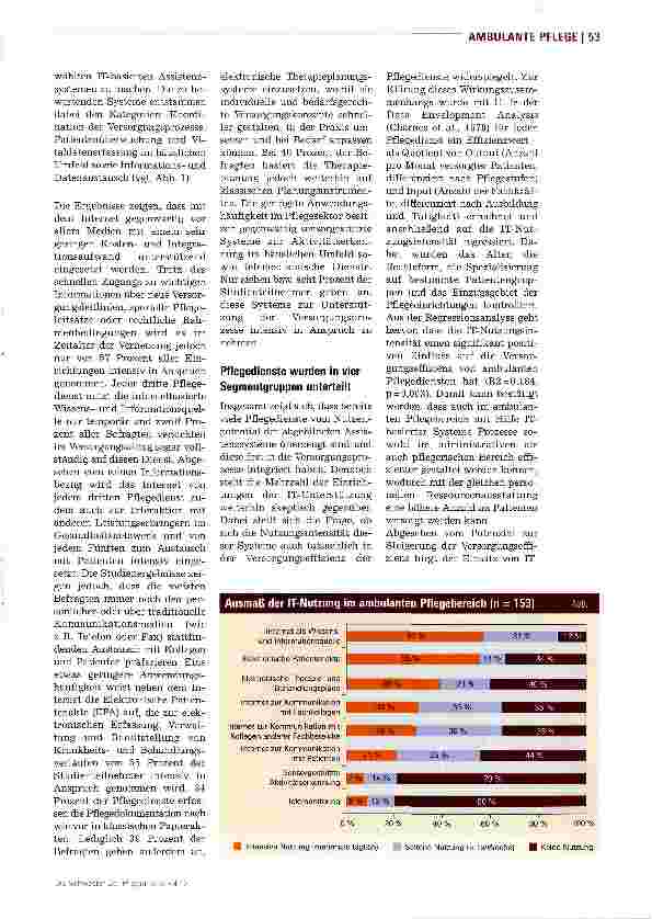 Vorschauseite 2: Einsatz und Nutzen der Technologie-Unterstützung bei ambulanten Diensten