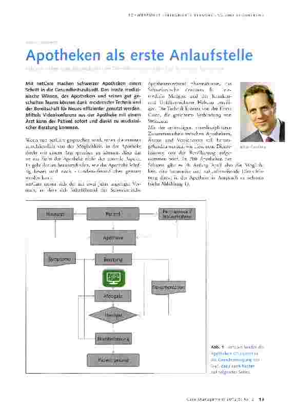 Vorschauseite 1: Apotheken als erste Anlaufstelle