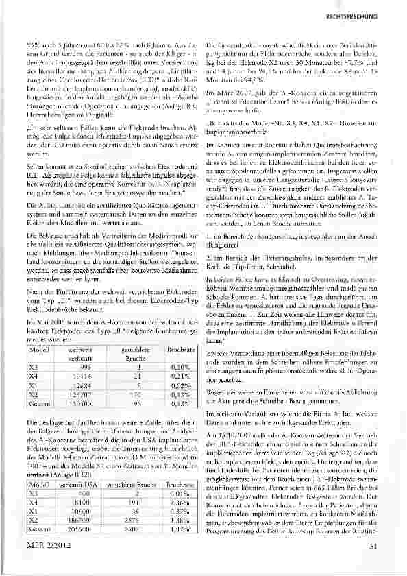 Vorschauseite 2: Haftung des Vertriebshändlers von Medizinprodukten