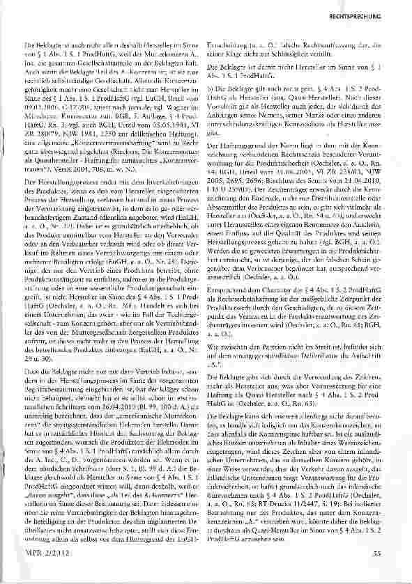 Vorschauseite 6: Haftung des Vertriebshändlers von Medizinprodukten