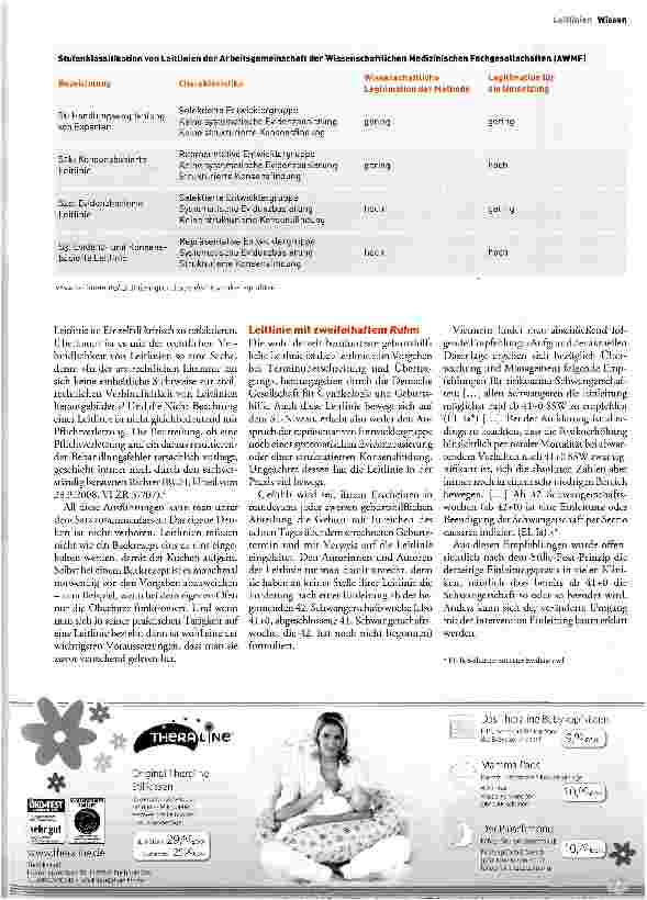 Vorschauseite 2: Das Leid mit den Leitlinien