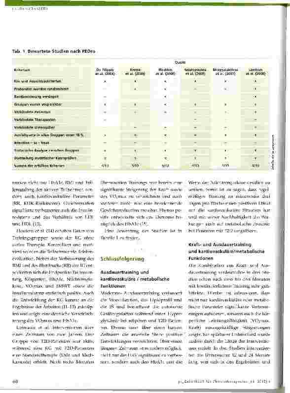 Vorschauseite 3: Kraftund Ausdauertraining bei Diabetes mellitus Typ 2