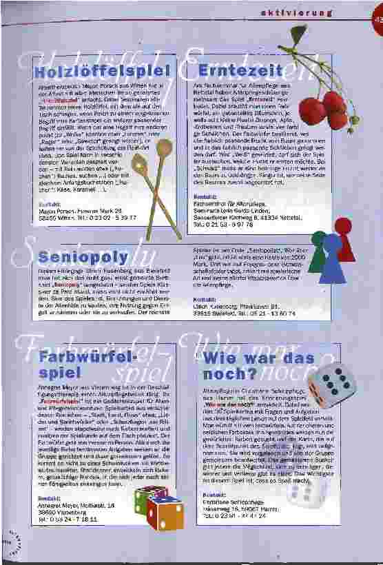 Vorschauseite 2: Spaß, Spiel, Spannung