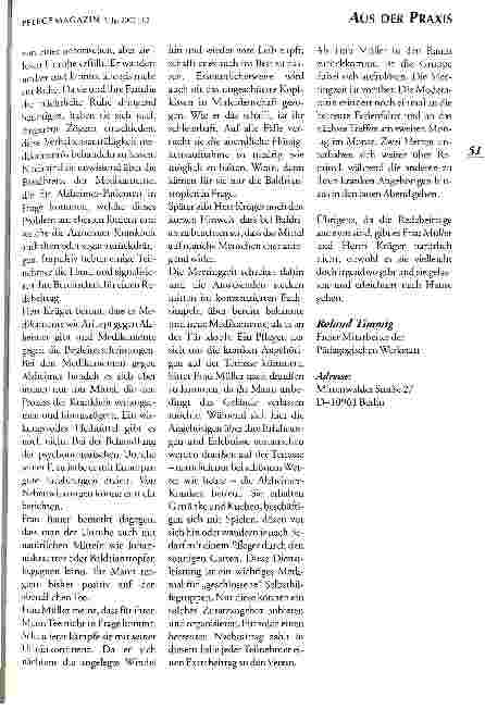 Vorschauseite 4: Meetingzeit Wer pflegt die Angehörigen chronisch erkrankter Menschen?