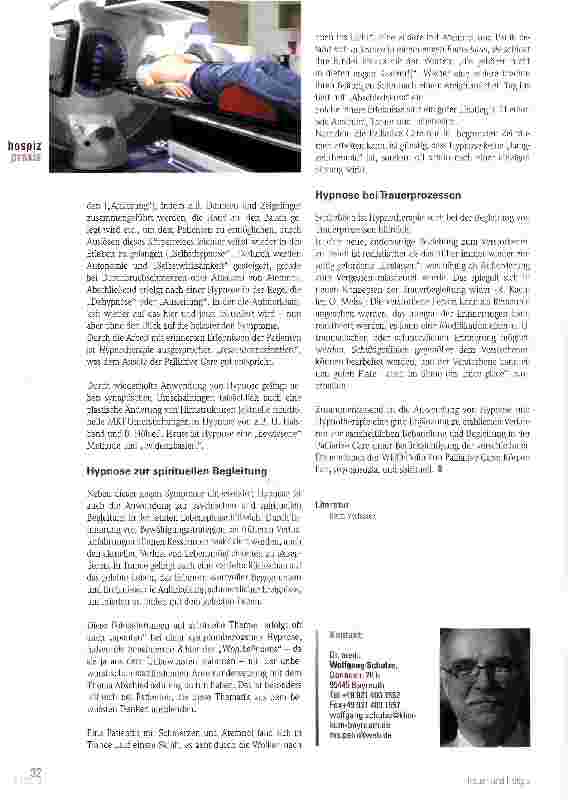 Vorschauseite 2: Hypnose in Hospizarbeit und Palliative Care