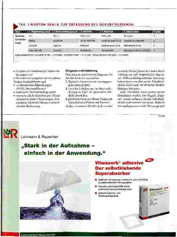 Vorschauseite 2: Dekubitus lässt sich vermeiden!
