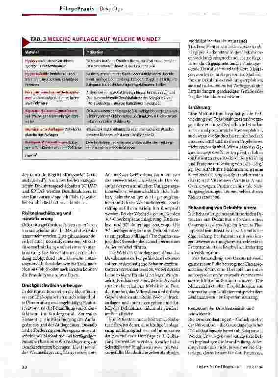 Vorschauseite 3: Dekubitus lässt sich vermeiden!