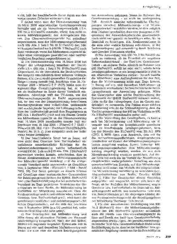 Vorschauseite 4: Verdrängungswirkung von Mitbestimmungstatbeständen gegenüber Mitwirkungstatbeständen