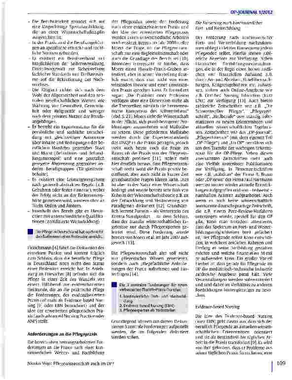 Vorschauseite 2: Pflegewissenschaft auch im OP?