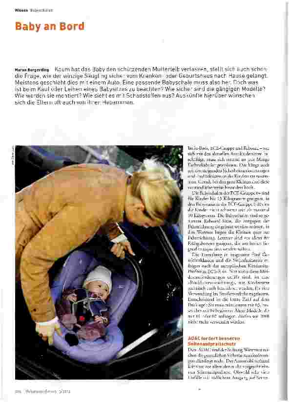 Vorschauseite 1: Baby an Bord