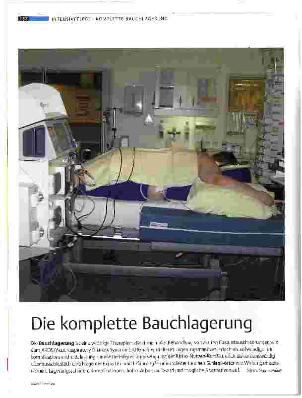 Vorschauseite 1: Die komplette Bauchlagerung