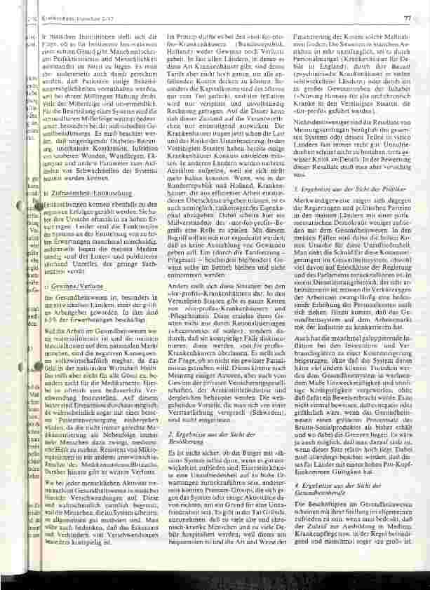 Vorschauseite 4: Der Vergleich von Gesundheitssystemen in anderen Ländern