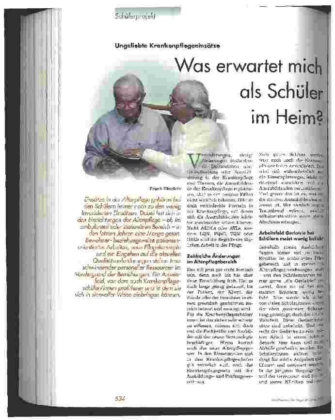 Vorschauseite 1: Was erwartet mich als Schüler im Heim?