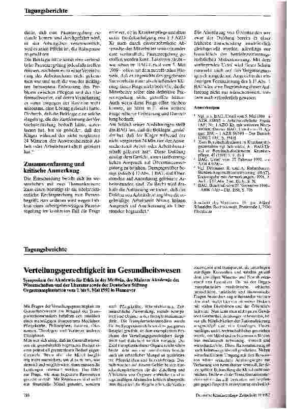Vorschauseite 3: Vergütungsanspruch und Pausenregelung