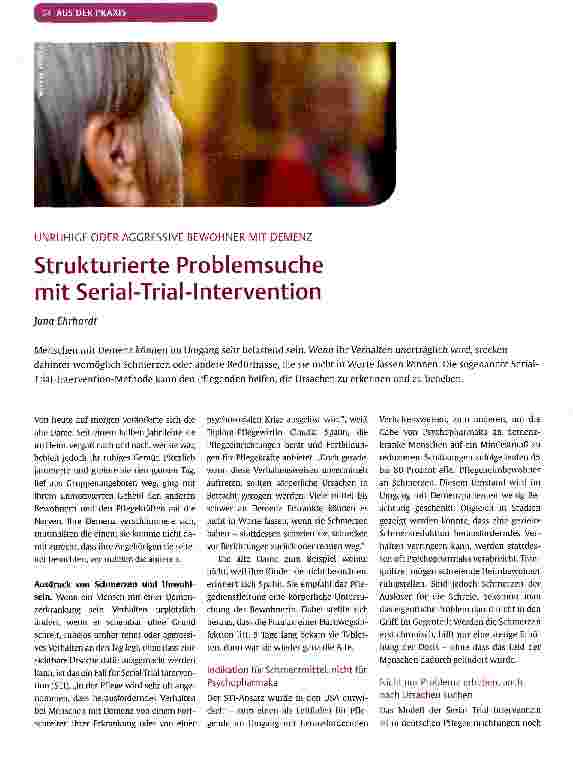 Vorschauseite 1: Strukturierte Problemsuche mit Serial-Trial-Intervention