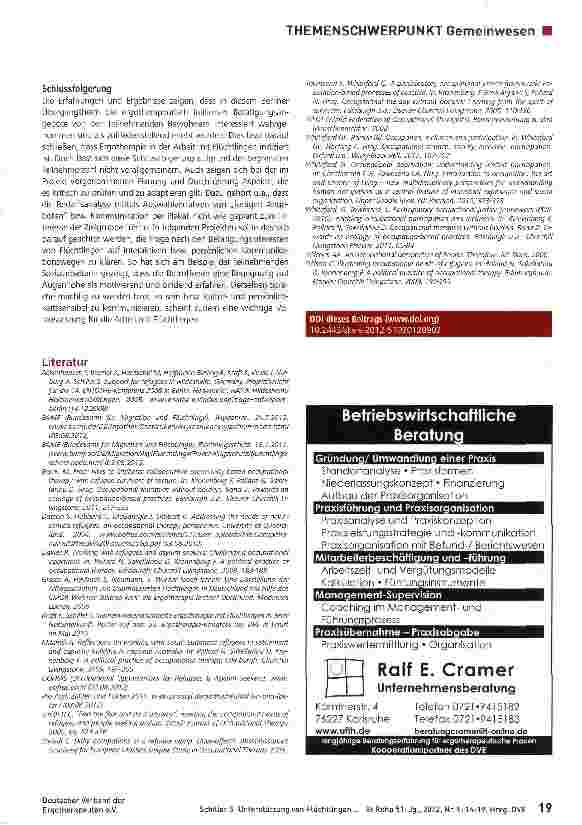 Vorschauseite 6: Unterstützung von Flüchtlingen