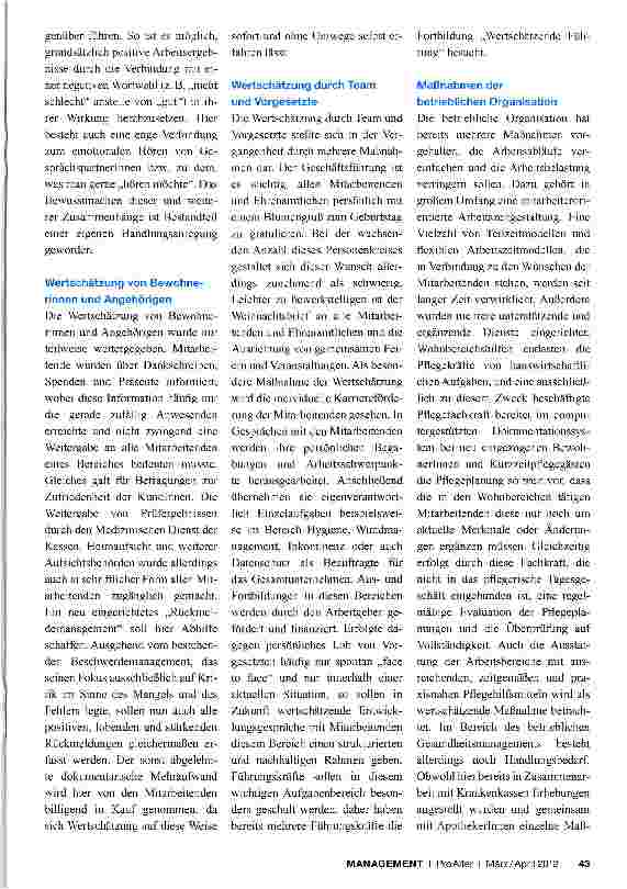 Vorschauseite 4: Wertschöpfung durch Wertschätzung