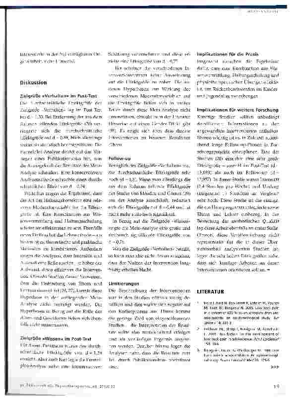 Vorschauseite 6: Prävention von Rückenbeschwerden bei Kindern und Jugendlichen
