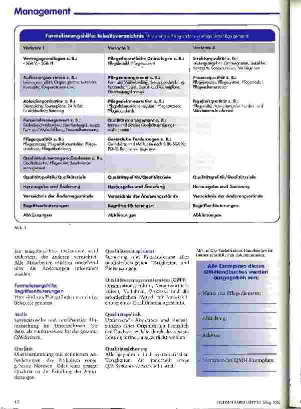 Vorschauseite 4: Das QM-Handbuch schafft Ordnung in der Qualitätssicherung Teil 1: Die Inhalte und Gestaltung eines QMH