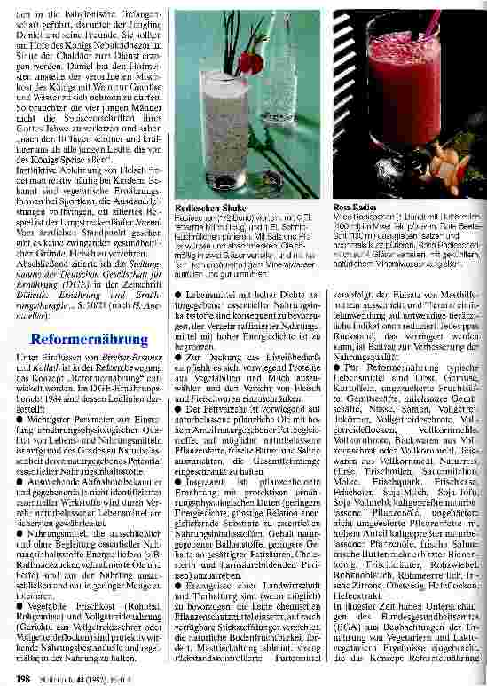 Vorschauseite 3: Alternative Ernährungsformen