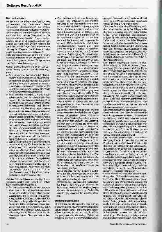 Vorschauseite 3: Qualifizierung der Lehrerinnen und Lehrer an pflegeberufsbildenden Schulen