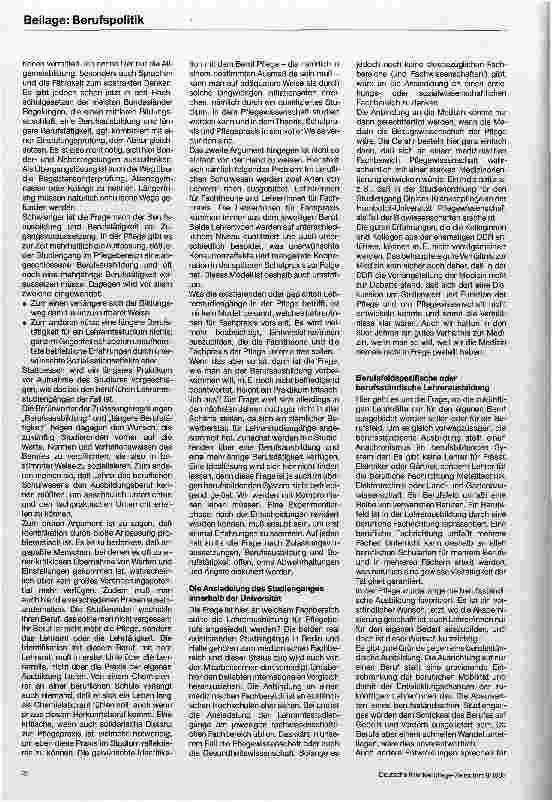 Vorschauseite 5: Qualifizierung der Lehrerinnen und Lehrer an pflegeberufsbildenden Schulen